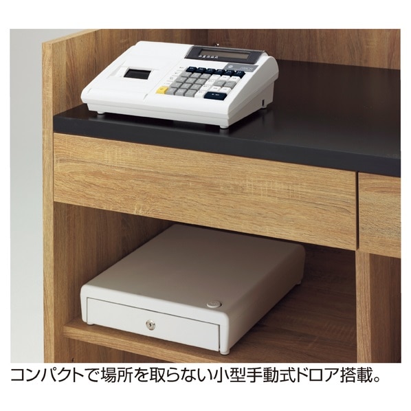 ロール紙付 CLOVER シンプルレジスターJET-100CHR 鍵付 クローバー電子