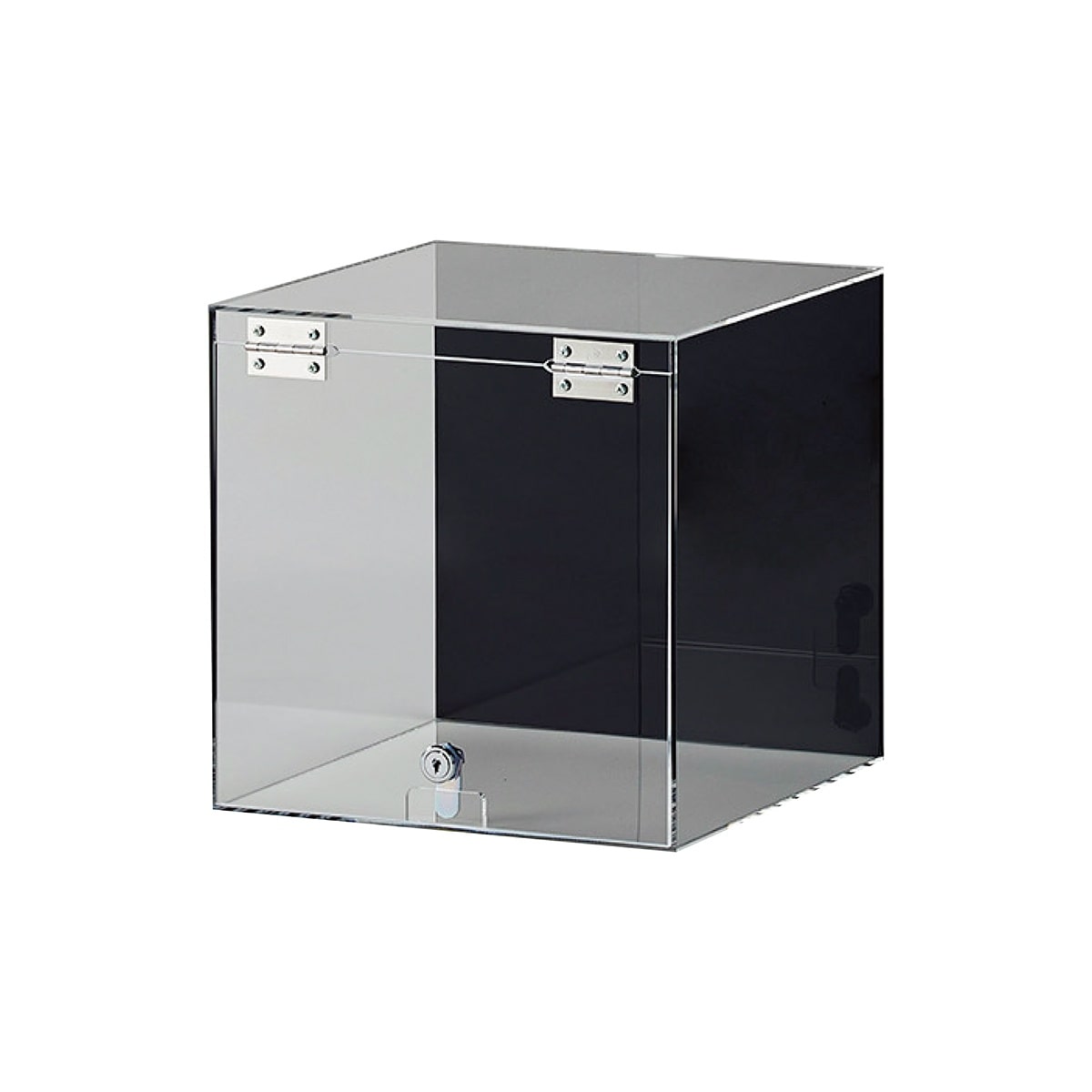 鍵付きアクリルサイコロボックス 透明