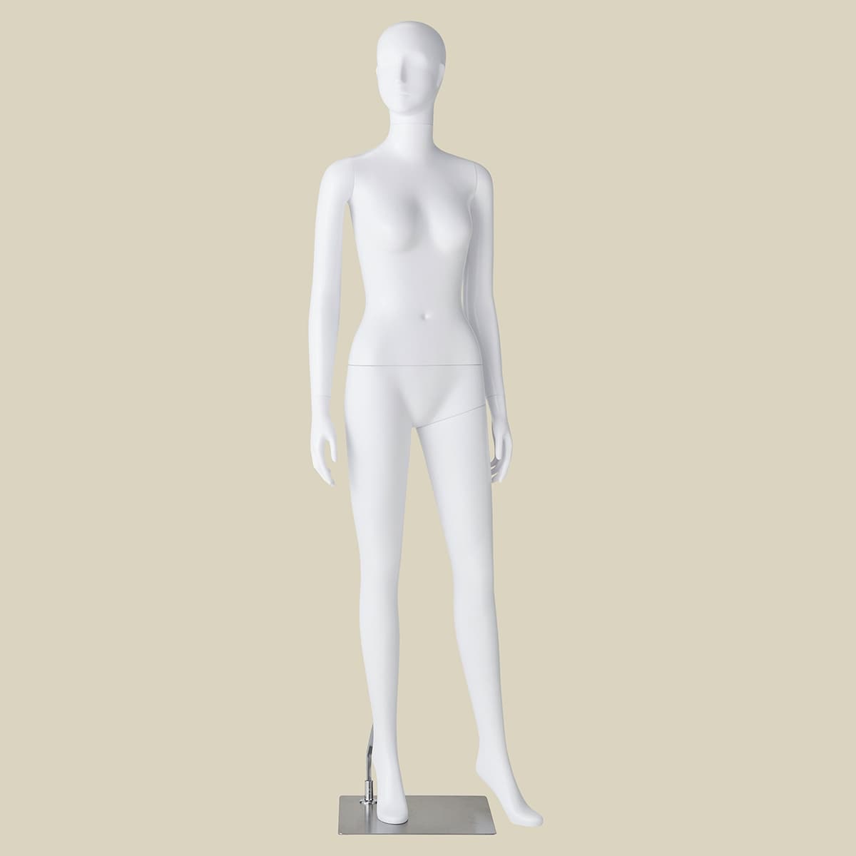 軽量ABS製 婦人全身リアルマネキン 脚開きポーズ〔ストエキオリジナル〕