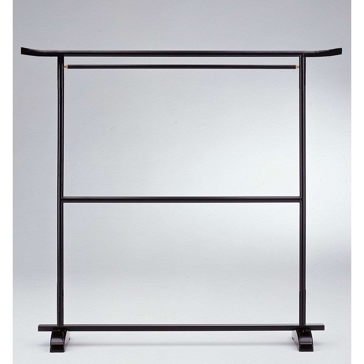 二段大衣桁 黒 着物 ディスプレイ