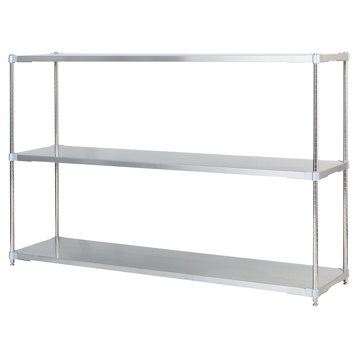 ステンレスシェルフラック 幅182.3cm〔ストエキオリジナル〕 2段(高さ