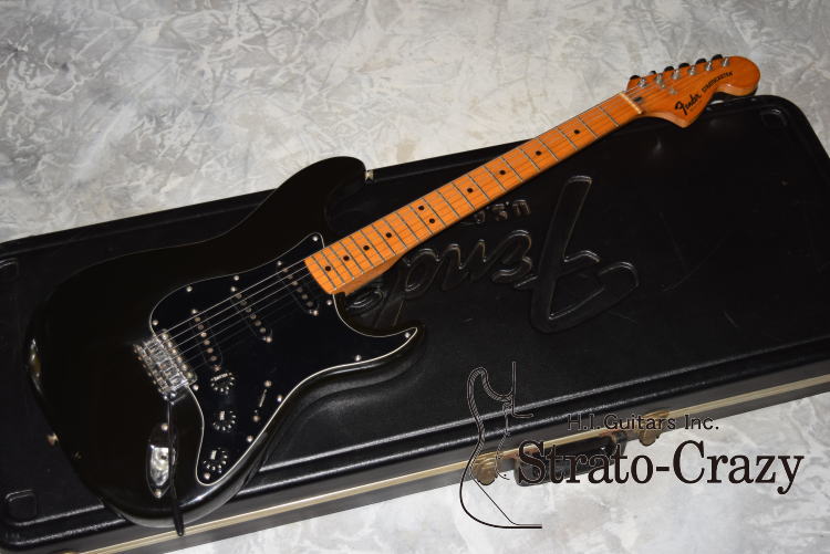 エレキギター ブラック メイプルネック 21フレットStratocaster エレキ