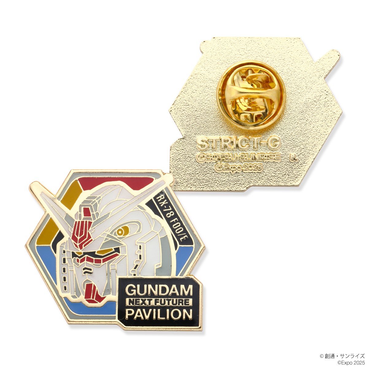 STRICT-G 『GUNDAM NEXT FUTURE PAVILION』ピンズ RX-78F00 ｜ STRICT-G