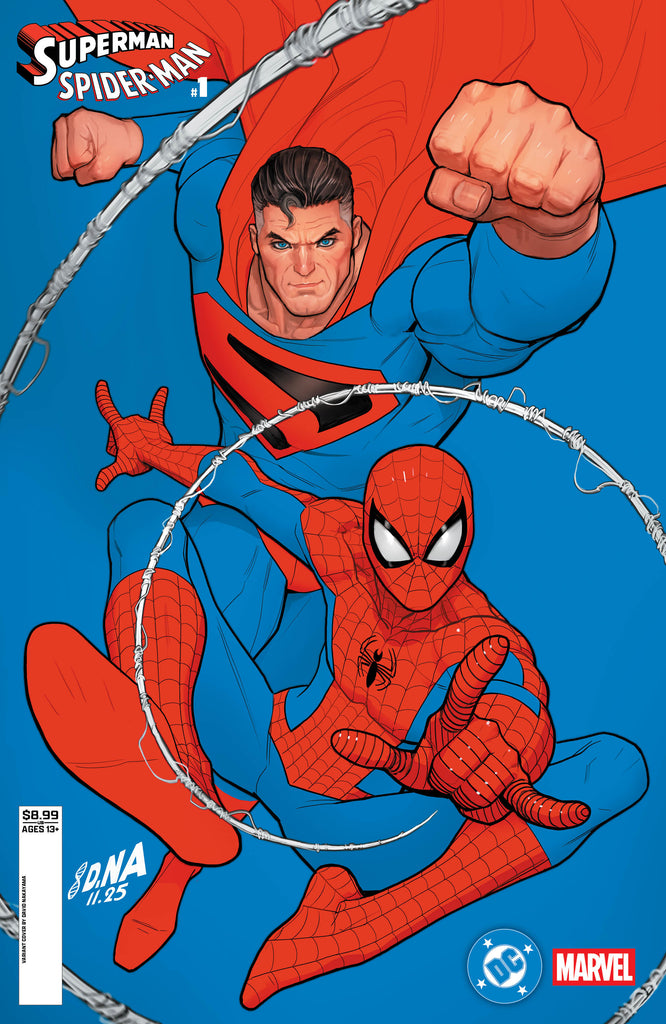 DC MARVEL SUPERMAN SPIDER-MAN #1 David Nakayama VARIANT – Stadium
