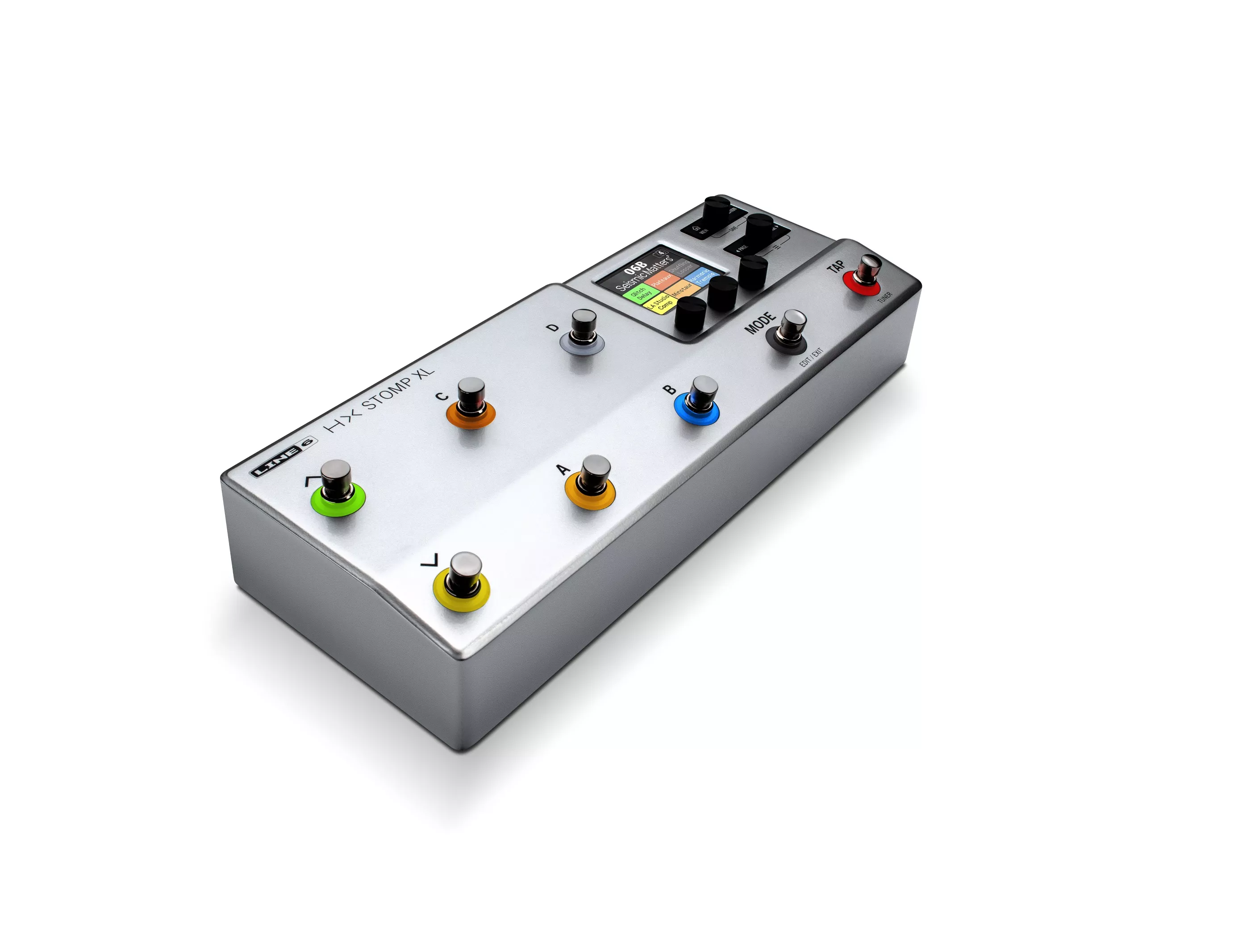 Line 6 HX Stomp XL Limited Silver Guitar amp modeling simulation