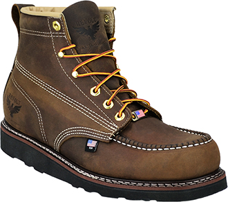 Men's Revolt 6” Steel Toe Moc Toe Wedge Work Boot (U.S.A.) RV1500