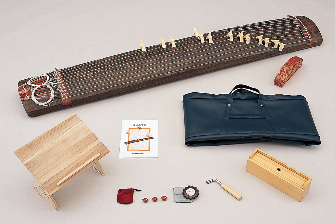 クリ甲箏セット 送料込み くり甲 箏セット 送料込み 琴/箏セット入門