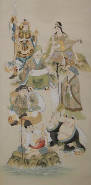 七福神絵画 作品詳細 | 七福神図巻 | イメージアーカイブ - DNPアート