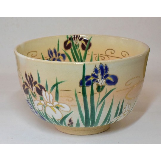 抹茶茶碗 御本 あやめ 小倉 寅介作 すいぎょく園｜創業百年、お茶の