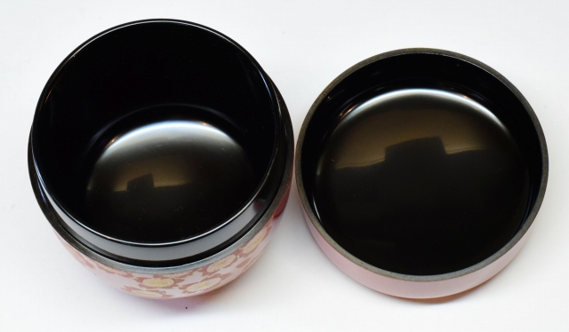 朱中棗 桜蒔絵 山中 中村 宗悦作 すいぎょく園｜創業百年、お茶の