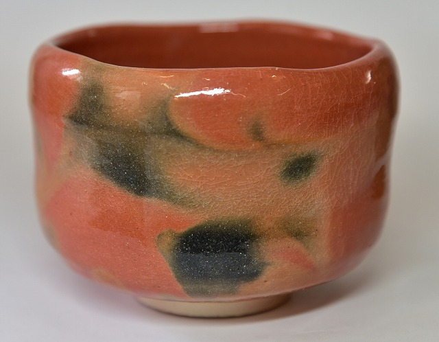 赤楽茶碗 橋本紹尚書付 吉祥 楽入 七楽作 すいぎょく園｜創業百年