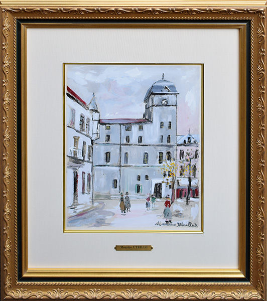 Maurice Utrillo 古びた 中学校 モーリス・ユトリロ 「古びた中学校