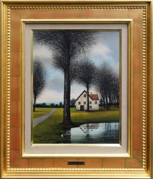 デペルト リトグラフ 坂道 絵画 風景画 デペルト リトグラフ 坂道 絵画