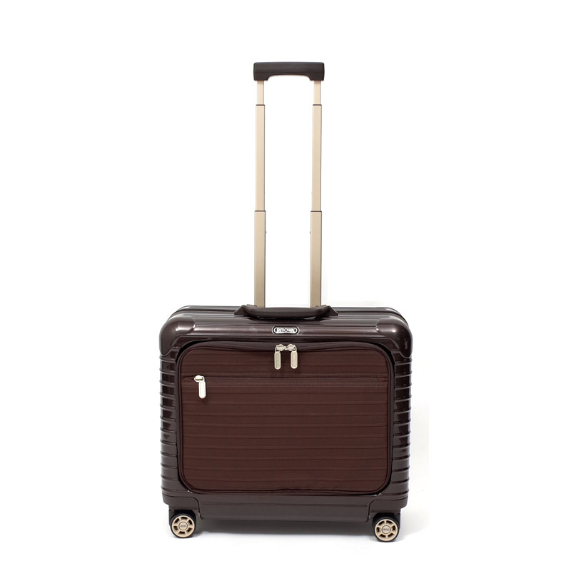 RIMOWA サルサDXハイブリッドビジネストロリー 32Lダークブラウン 2輪