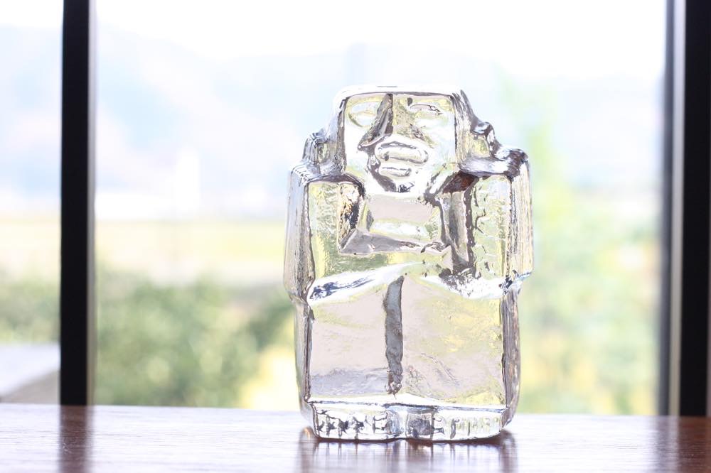 Erik Hoglund/エリックホグラン/ガラス/腕組みヒト/ブックエンド