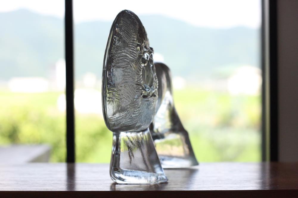 Kosta Boda コスタボダ ガラスのオブジェ ライオン 超特大サイズ