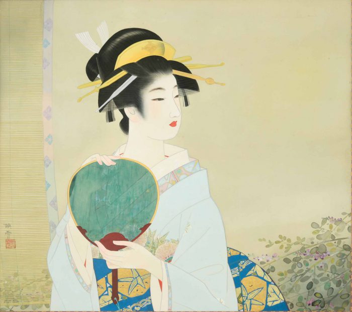 白鳥 映雪「涼風」の販売 | 美術品販売｜東京銀座ぎゃらりい秋華洞