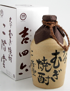 二階堂 吉四六陶器 麦焼酎 25度 720ml