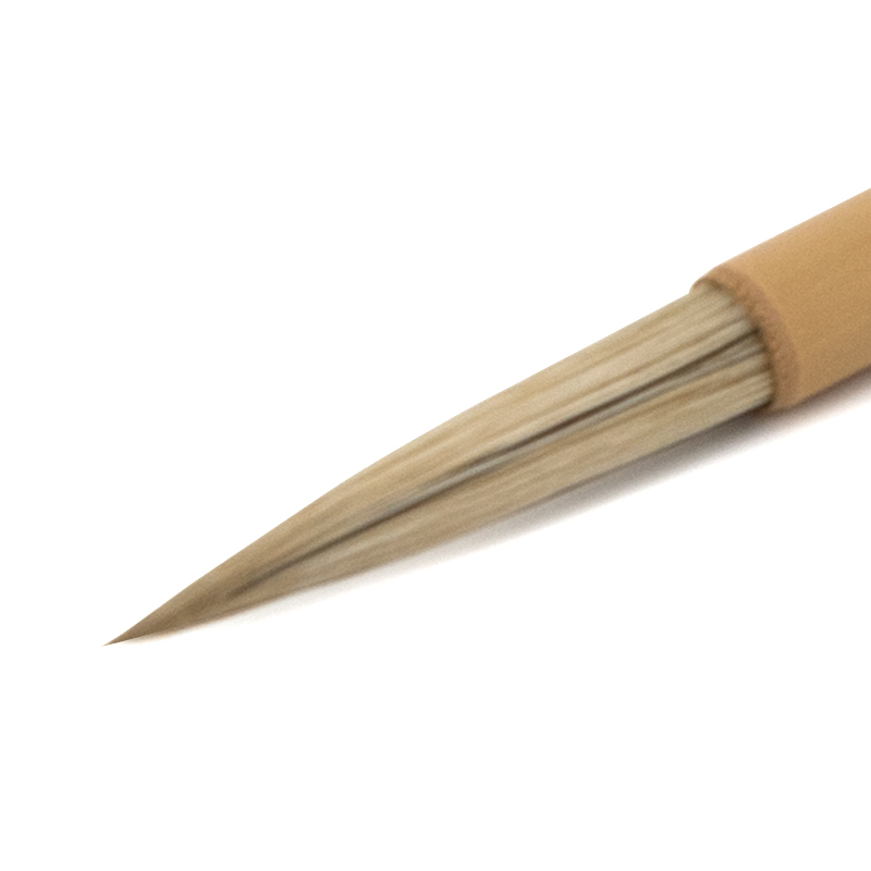 書道具 筆毫志昌堂製志林昌吾作 特大 古筆 長45cm 書道具 筆毫志昌堂製