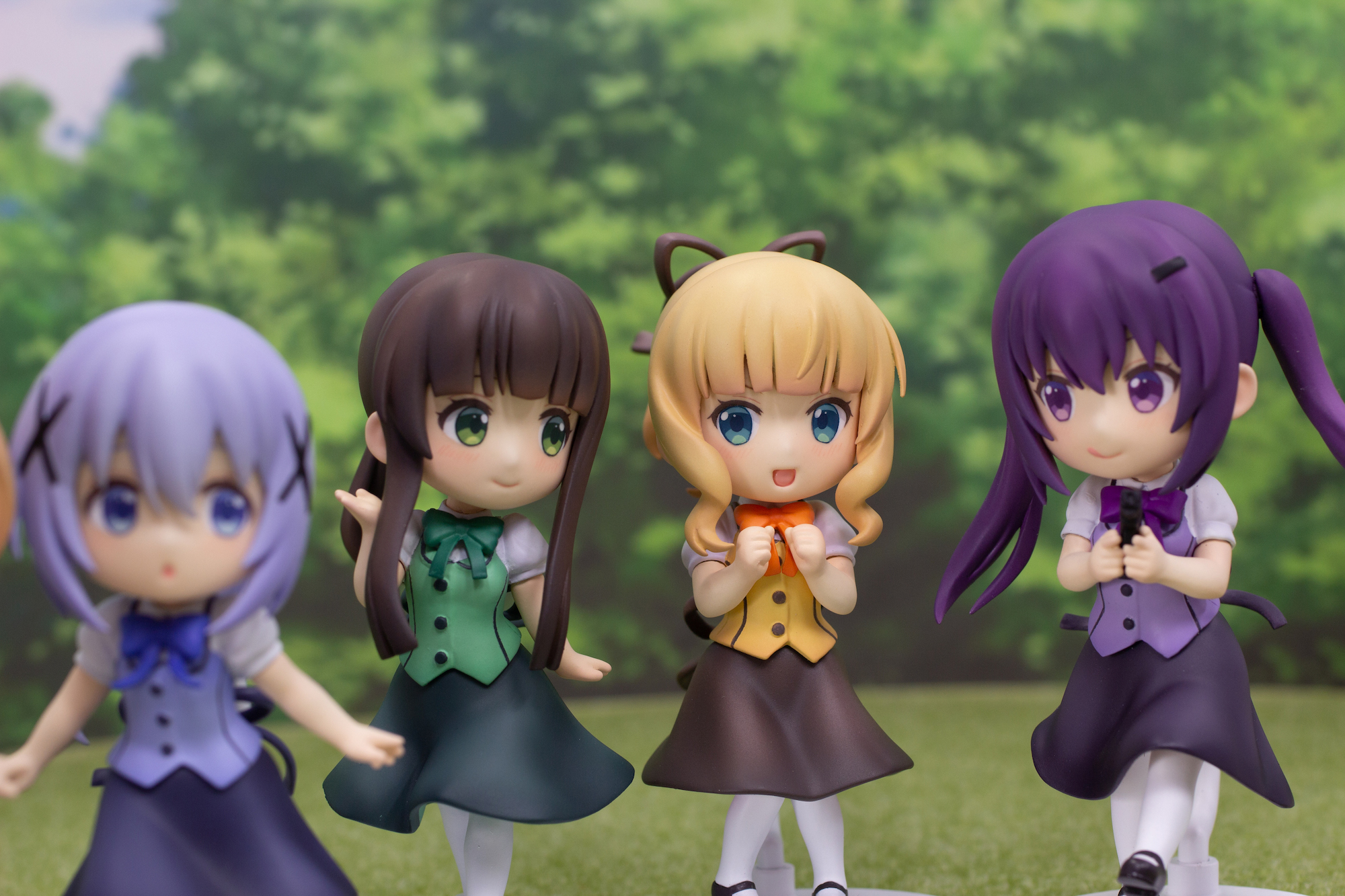 ミニフィギュア ココア・チノ・リゼ・千夜・シャロ 特設ページ