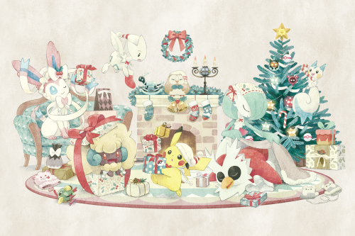クリスマスをテーマにしたグッズ「Pokémon Holiday Blessings」が