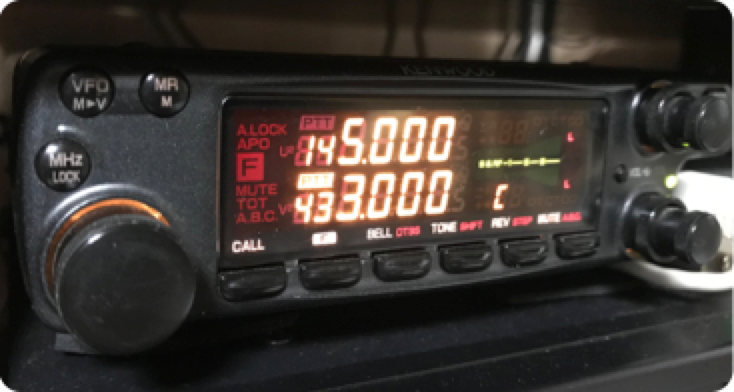 早い者勝ち‼️☆KENWOOD TM-732 D ☆ LED仕様☆純正マイク付き