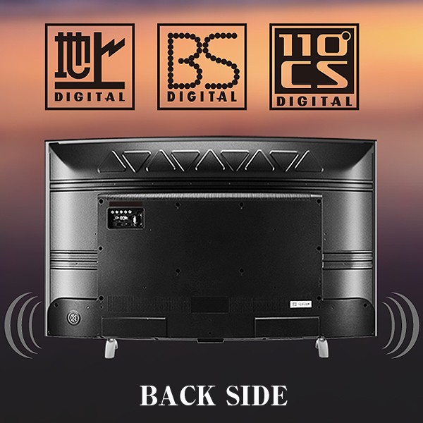 48Vカーブ型地デジ・BS/CS FULLHDサウンド液晶テレビ(曲面テレビ,48型