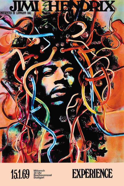 Jimi Hendrix - Wired – The College Poster Sale Company