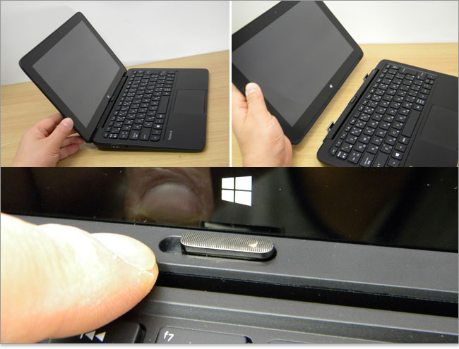 HP Pavilion 11 x2。キーボード分離型の11.6インチ・タブレットPC