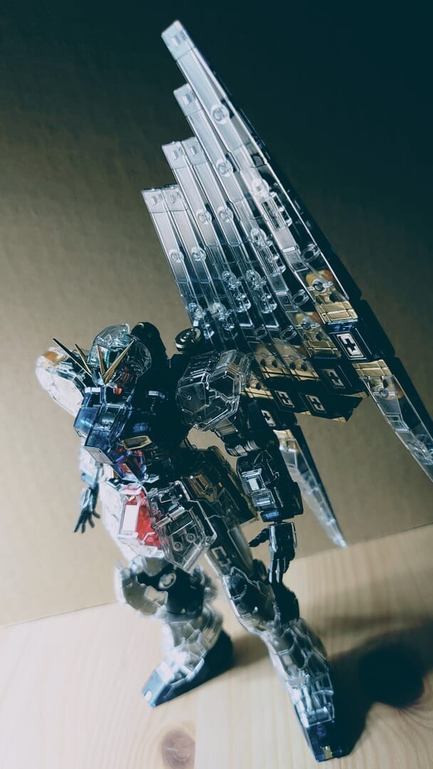RG「1/144 νガンダムHWS[クリアカラー]」レビュー【後編