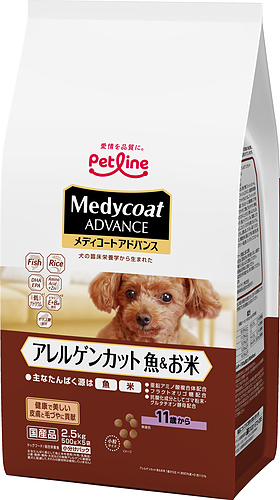 メディコートアドバンス アレルゲンカット 魚＆お米 11歳から(2.5kg