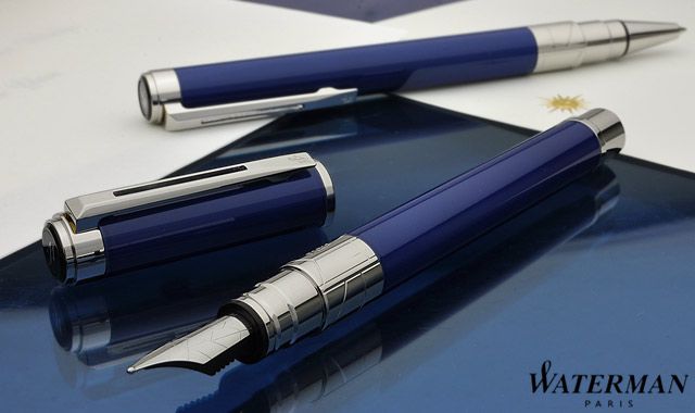 WATERMAN ウォーターマン 万年筆 ブルー オブセッション コレクション