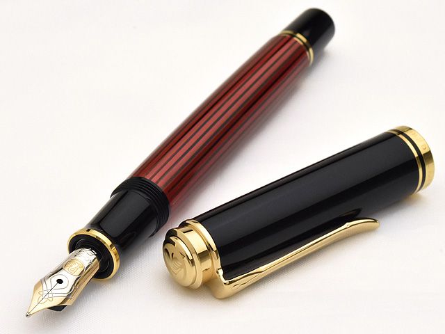 万年筆 ペリカン スーベレーン M400 Pelikan ブラック ホワイト