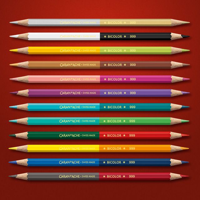CARAN D'ACHE カランダッシュ 限定品 水溶性色鉛筆 限定品 クリスマス