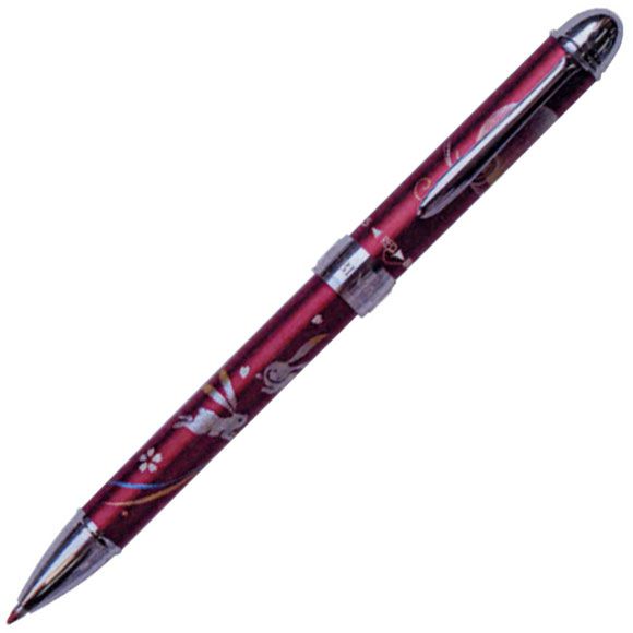 SAILOR セーラー万年筆 複合筆記具 優美蒔絵 16-0334-230 鶴 レッド 多