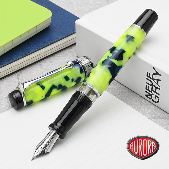 AURORA（アウロラ） 限定品 万年筆 オプティマ 365 FLUO（フルオ