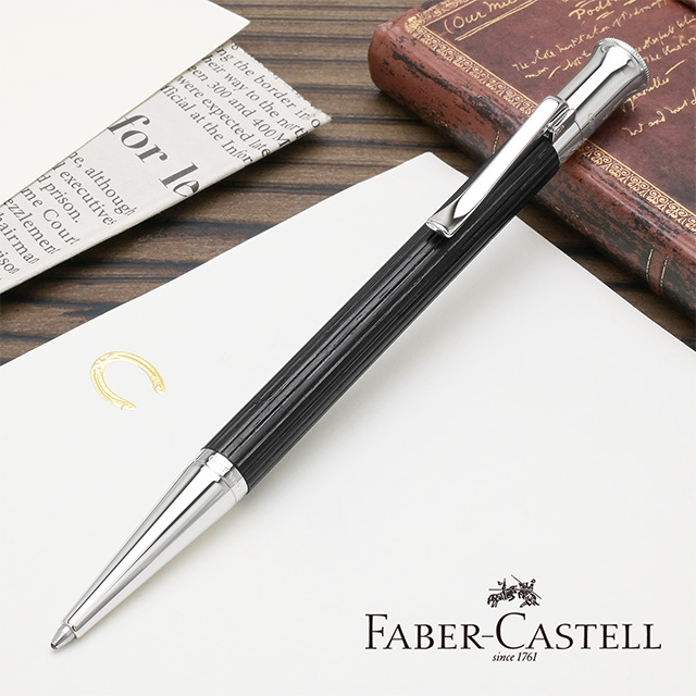ファーバーカステル Bentleyコラボ エボニー 万年筆 18金 Mニブ FABER