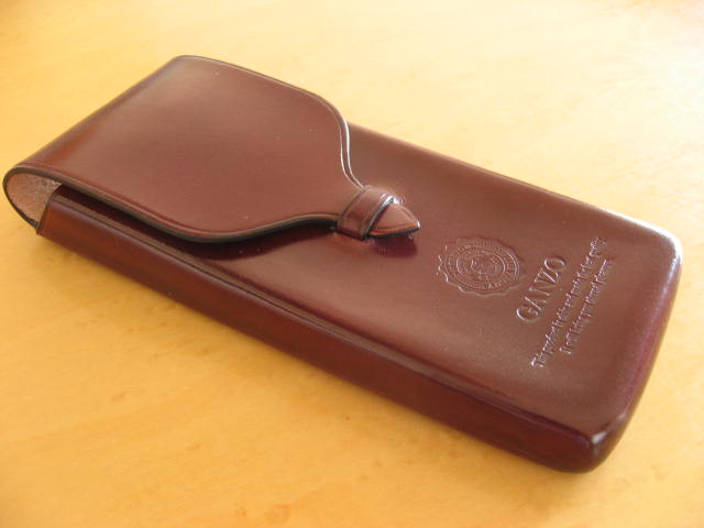 未使用GANZO 1本差し革製ペンケース 未使用GANZO 1本差し革製ペンケース