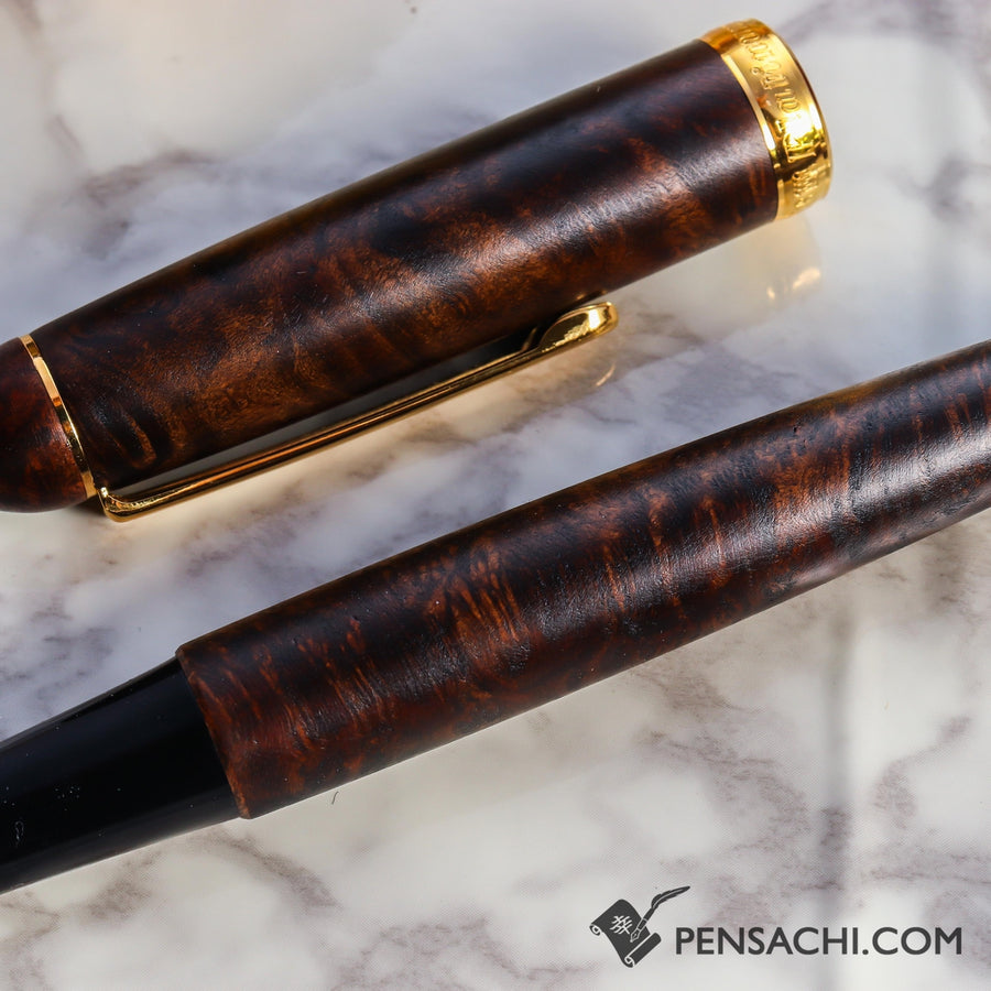 PLATINUM #3776 Century Briar Fountain Pen - Red Brown | PenSachi
