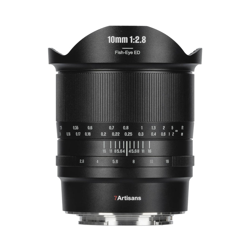7Artisans 10mm f/2.8 II Fisheye Full-frame Lens, 2024 Second/New