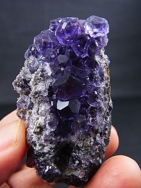 内モンゴル「青色」「納戸色」「若竹色」グラデーションフローライト