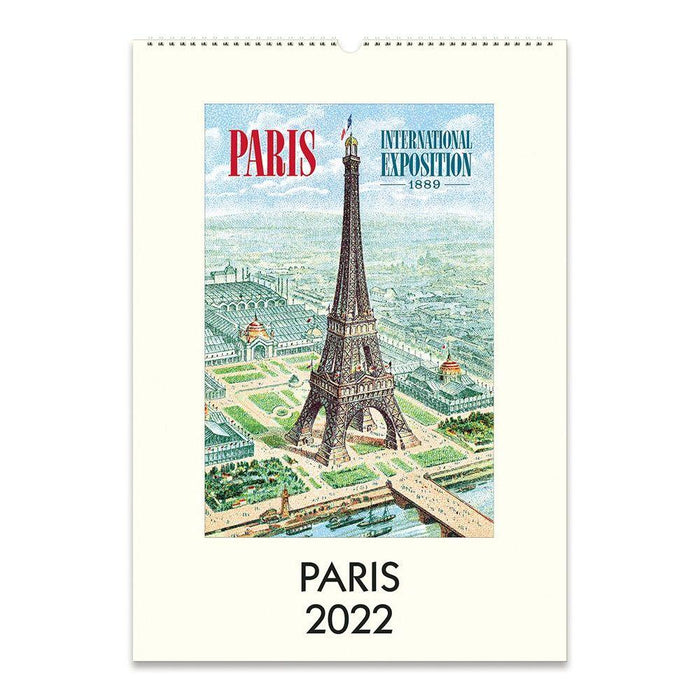 Cavallini 2022 Wall Calendar: Paris — Pearl Grant Richmans