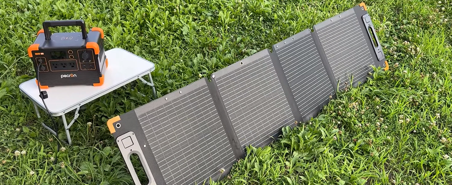 PECRON 100Wソーラーパネル 19.4V【新版】