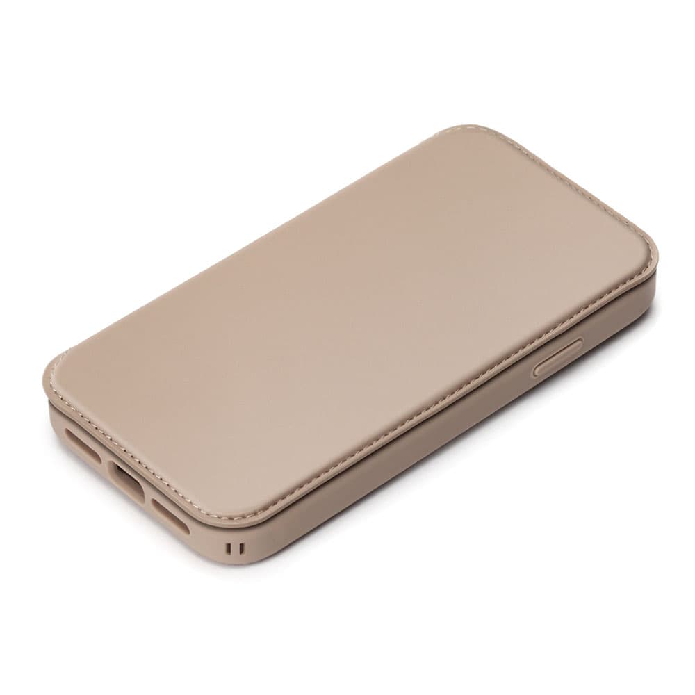 iPhone 15 Pro用 ガラスフリップケース [ベージュ]｜株式会社PGA