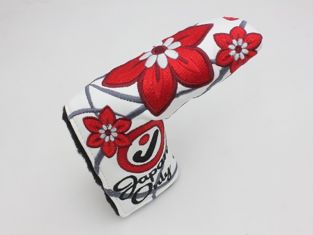 スコッティ キャメロン◇パターカバーリーシュ◇ 赤白クラウンロゴ