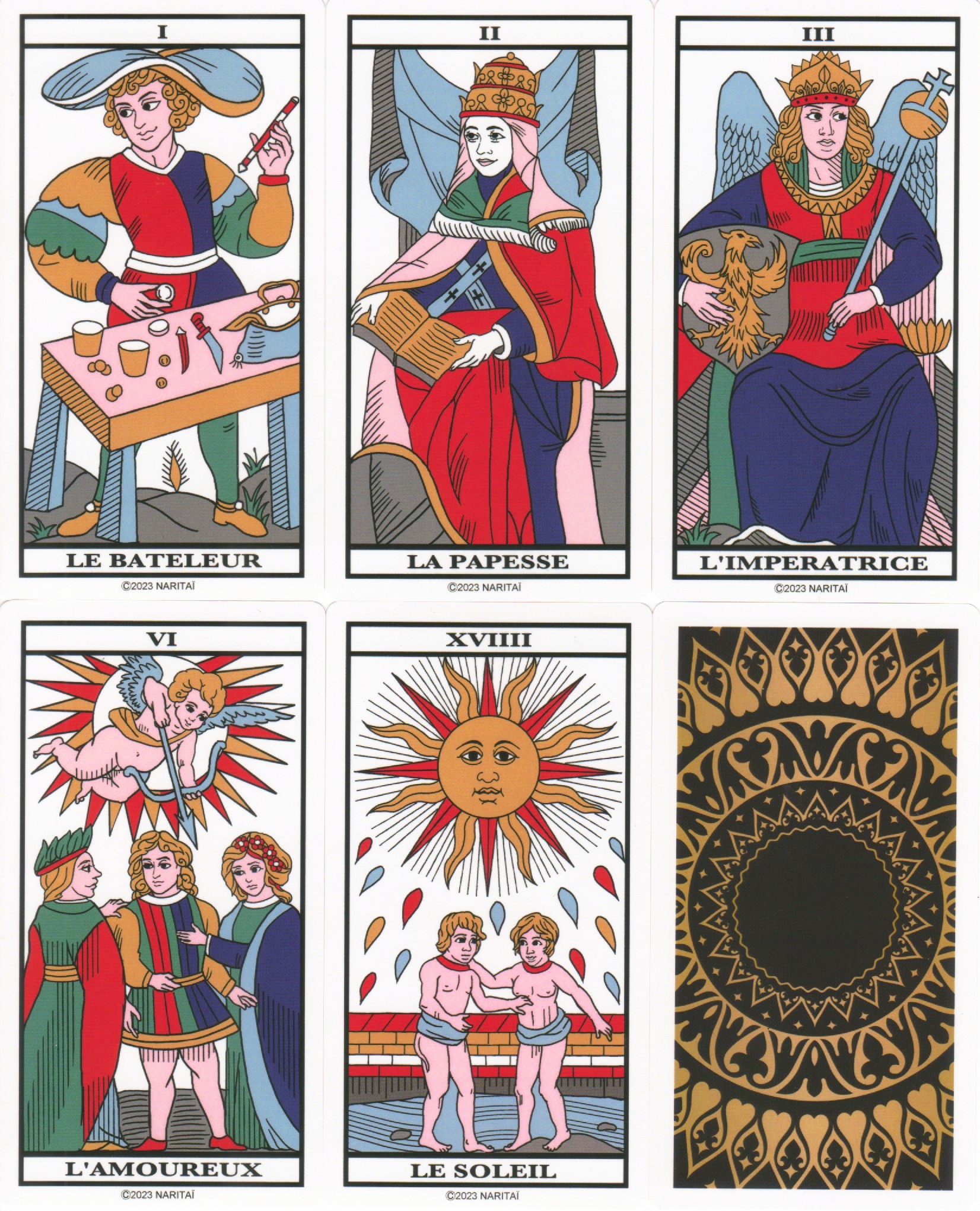 NARITAÏ タロット《ザ・マルセイユ》』（専用ポーチ付き） 商品詳細