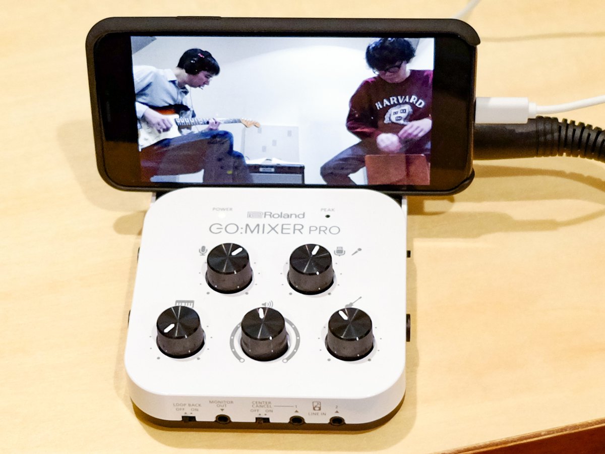 Roland GO:MIXER スマホで動画コンテンツを簡単に作成 Roland