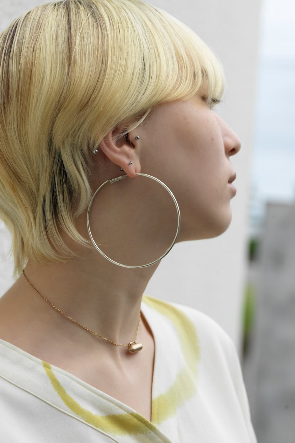 8UEDE - RACE WIRE PIERCE L - SILVER – PHAETON