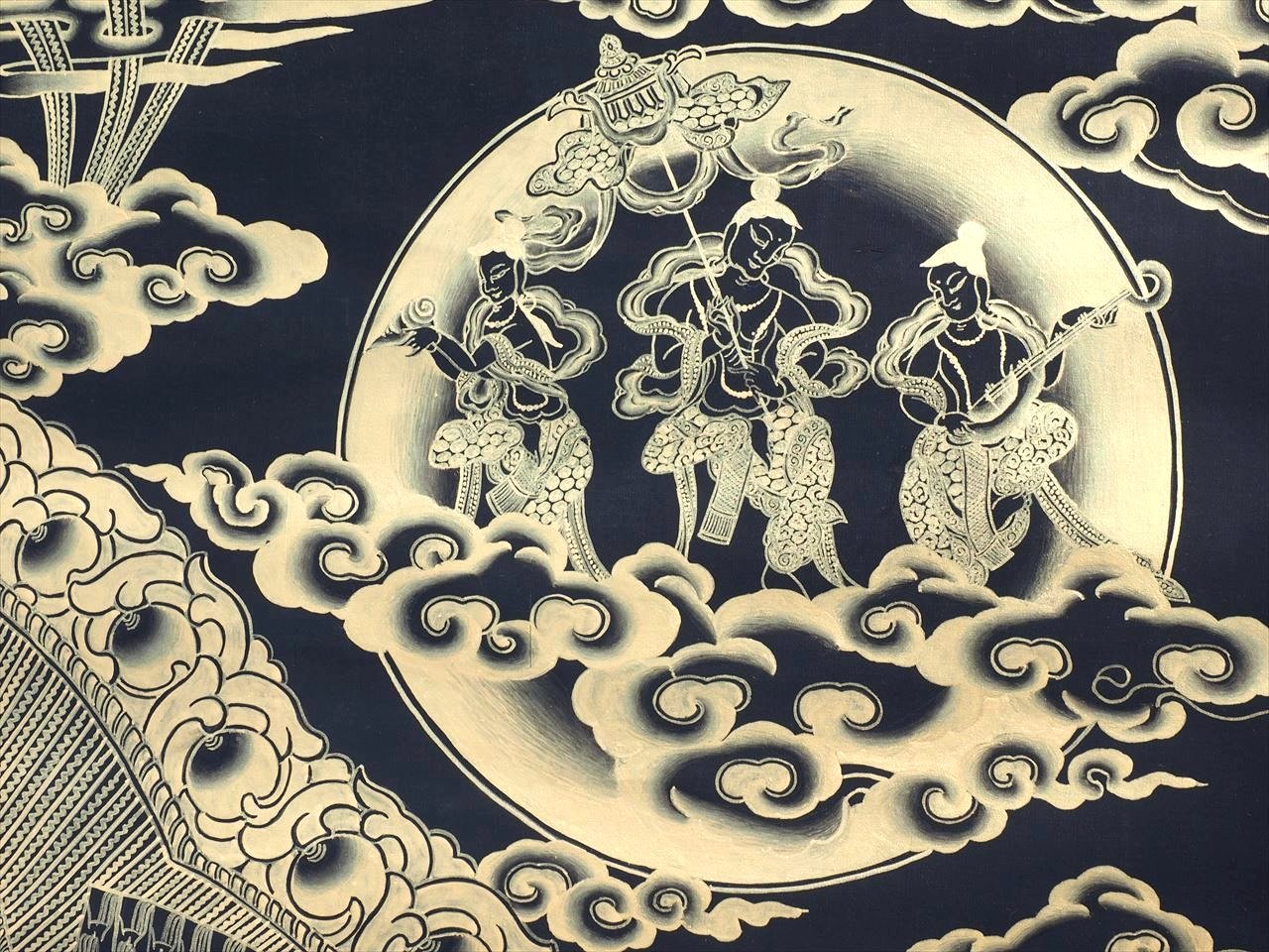 ◇貴重な本物・曼荼羅（マンダラ）◇手書きの精密画◇1点物◇チベット