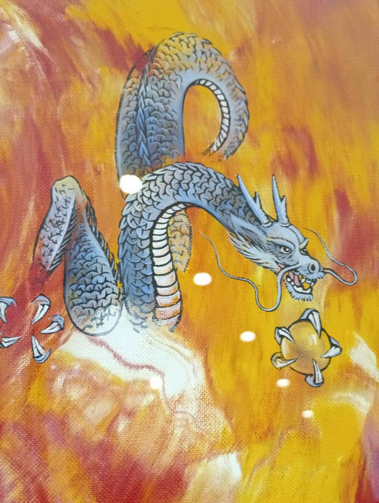 絵画 龍 敬子 本日 2025年 夏至 龍敬子 「鳳凰」太陽エネルギー！ 波動